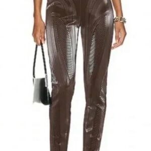 Mugler Brown Skinny Pants